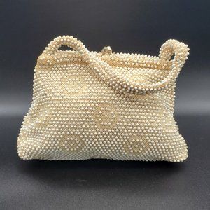 Vintage Corde Bead Purse